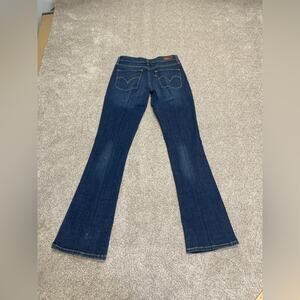 Levis demo curve skinny bootcut jeans womens sz 26 low rise dark wash stretch